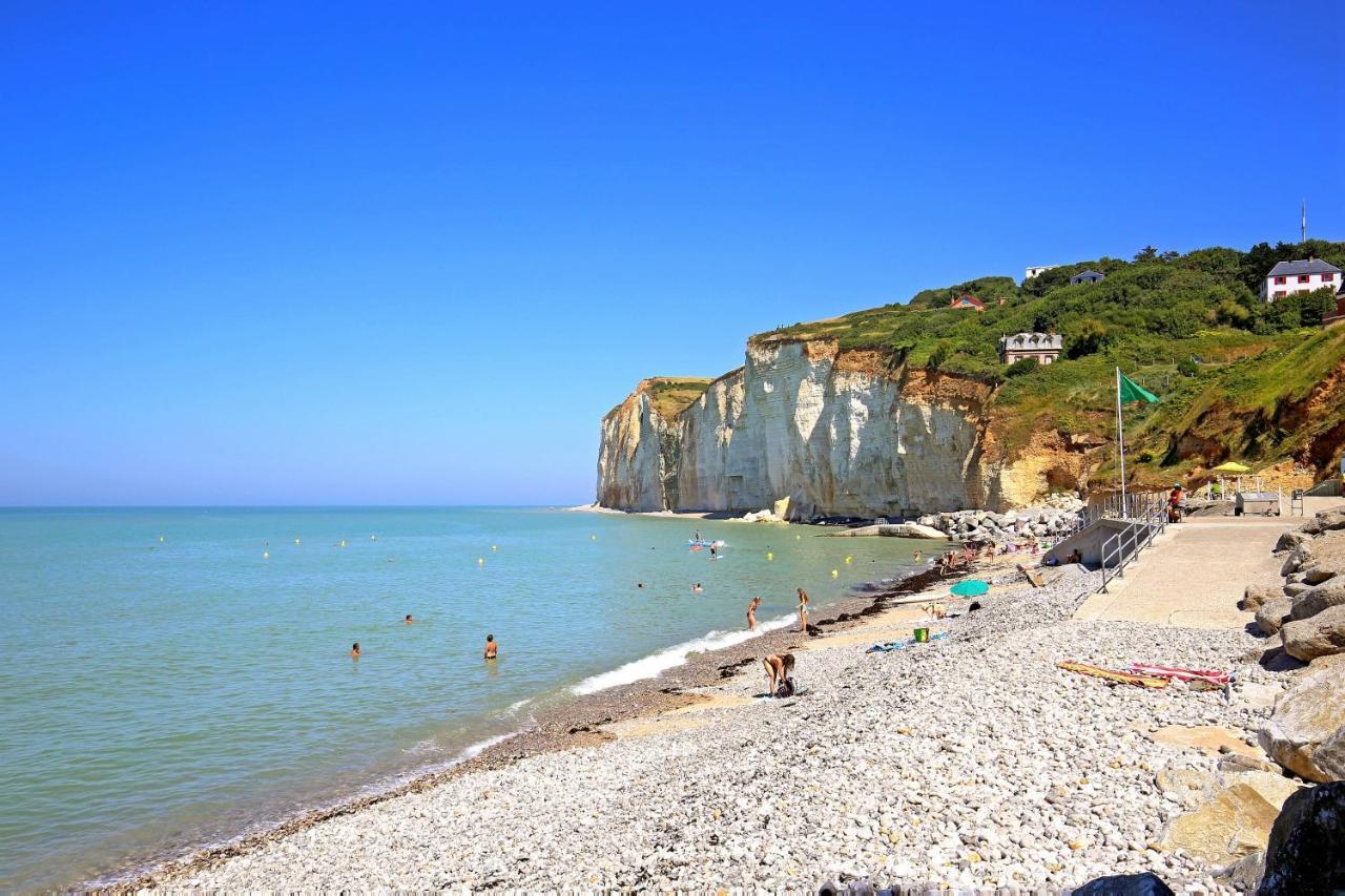 Hotel Huttopia Les Falaises - Normandie Saint-Pierre-en-Port Exterior foto